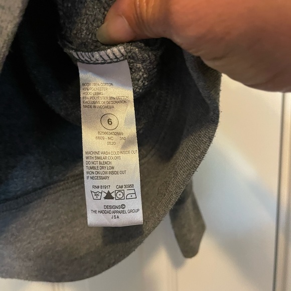 Kid 👦🏻/👧🏻NC Tar Heels Nike☑️Primary Logo Club Pullover Hoodie Sz 6 - Picture 2 of 6